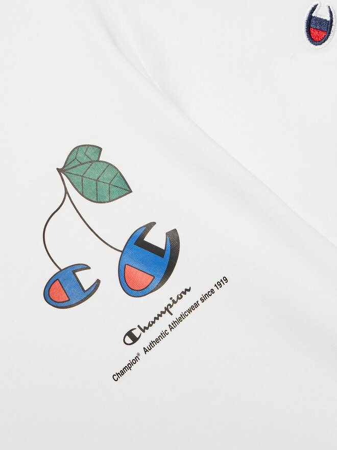 Champion Champion Marškinėliai 306373 Balta Regular Fit