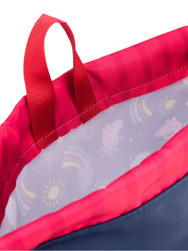 Peppa Pig Σακίδιο πλάτης πουγκί Peppa Pig ACCCS-AW24-108PP Σκούρο μπλε