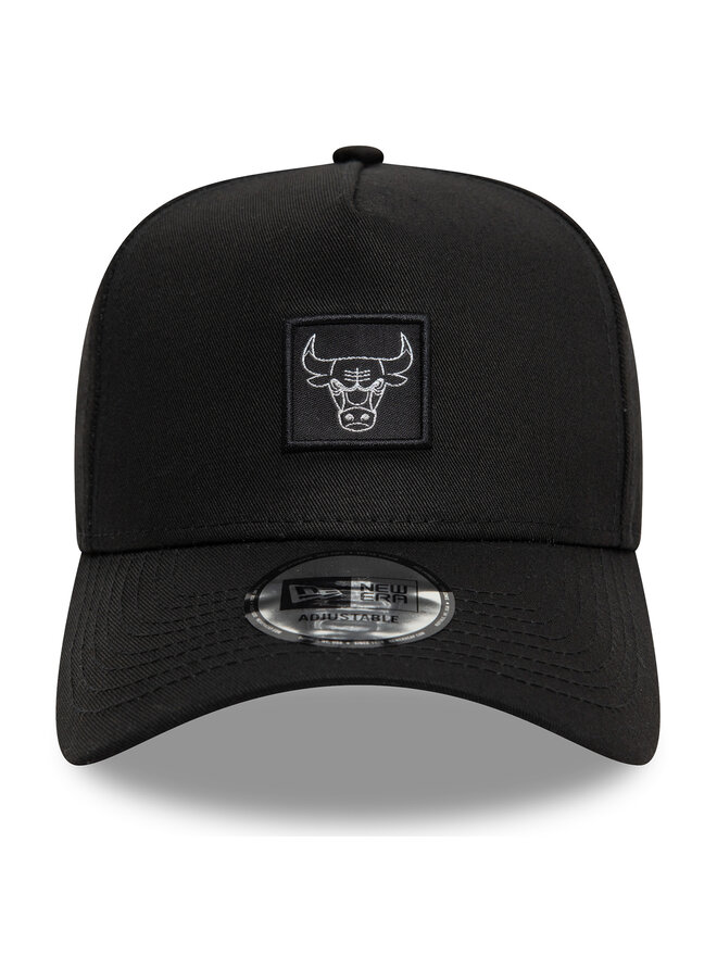 New Era Czapka z daszkiem New Era Chicago Bulls Metallic 9FORTY A-Frame 60595211 Czarny