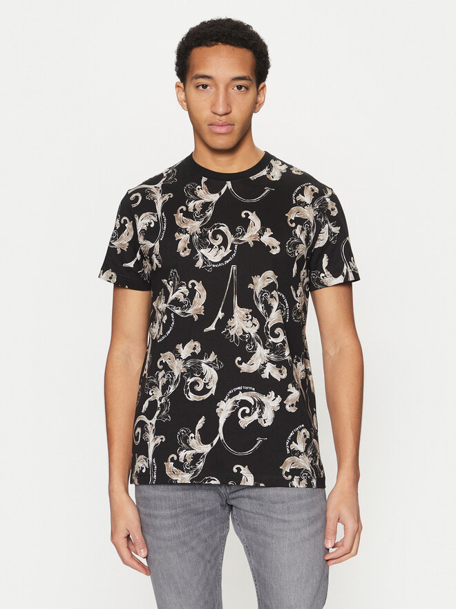 Versace Jeans Couture Versace Jeans Couture T-Shirt 78GAH6S0 Schwarz Slim Fit