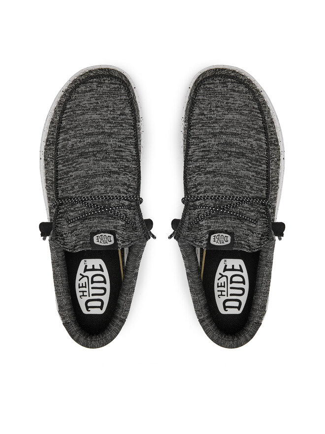 Hey Dude Мокасини Hey Dude Wally Sport Knit 40536-066 Чорний