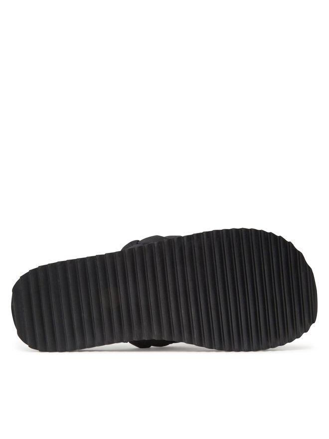 Tommy Jeans Zehentrenner Tommy Jeans Braided Thong Beach Sandal EN0EN02877 Schwarz