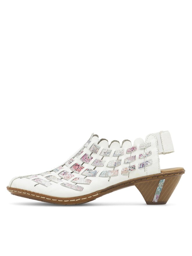Rieker Sandale Rieker 46778-80 Alb
