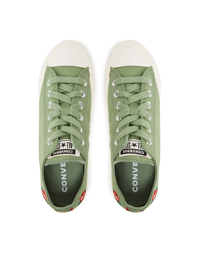 Converse Scarpe da ginnastica Converse Chuck Taylor All Star Rose Cross Stitch A13658C Verde