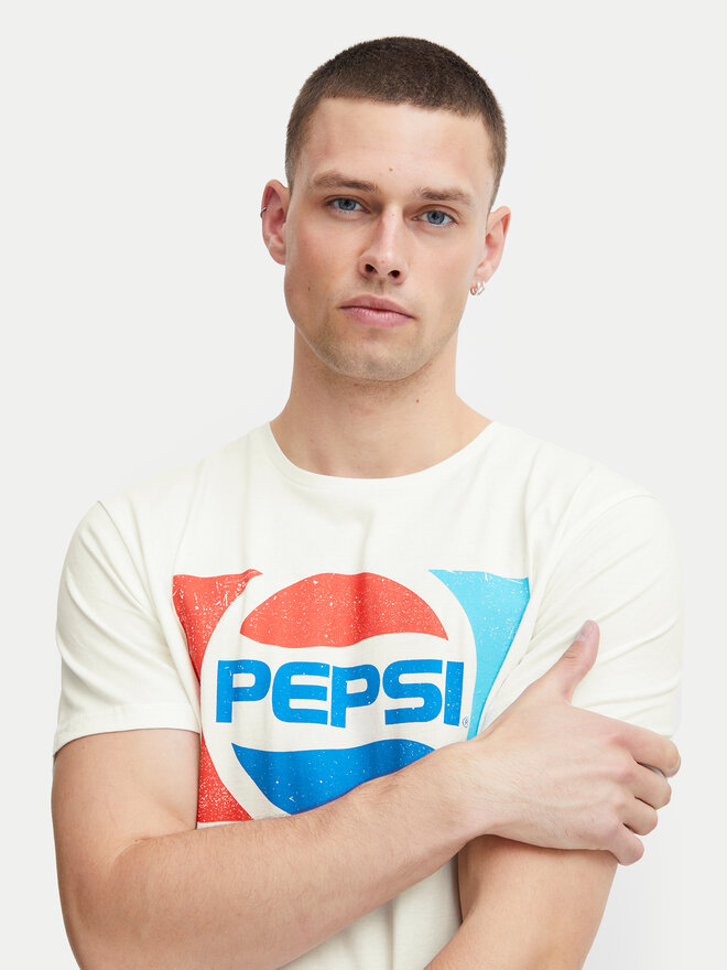 Blend Blend Camiseta 20716807 Blanco Regular Fit