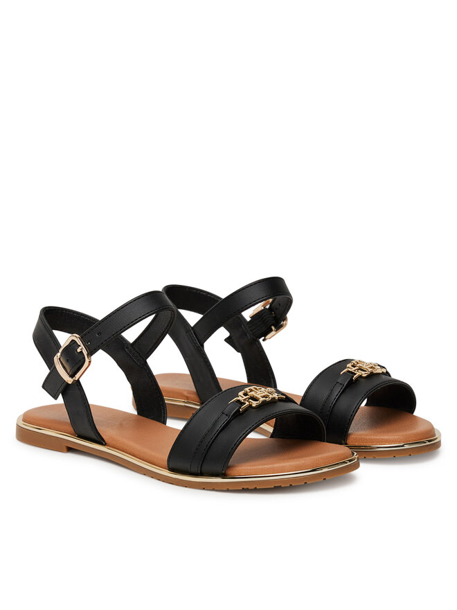 Tommy Hilfiger Sandały Tommy Hilfiger T3A2-33778-0326 S Czarny