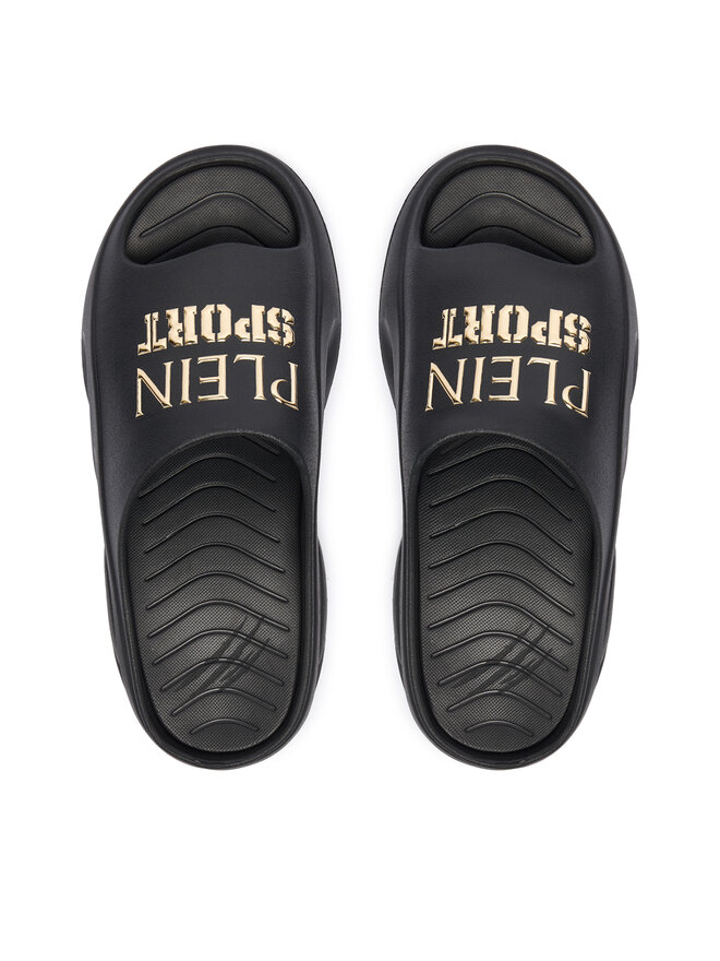 Plein Sport Pantoletten Plein Sport Solar Slides PAFS USG0041 STE003N Schwarz