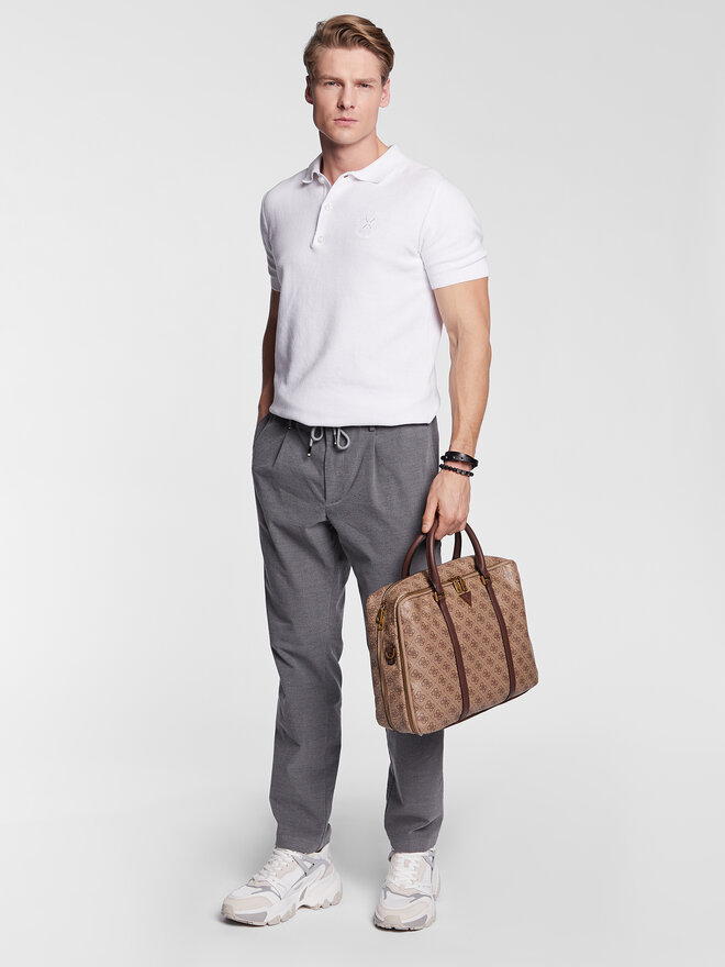Guess Smevzllea27 Vezzola Smart Billfold Mens Wallet In Choco Brown | UK