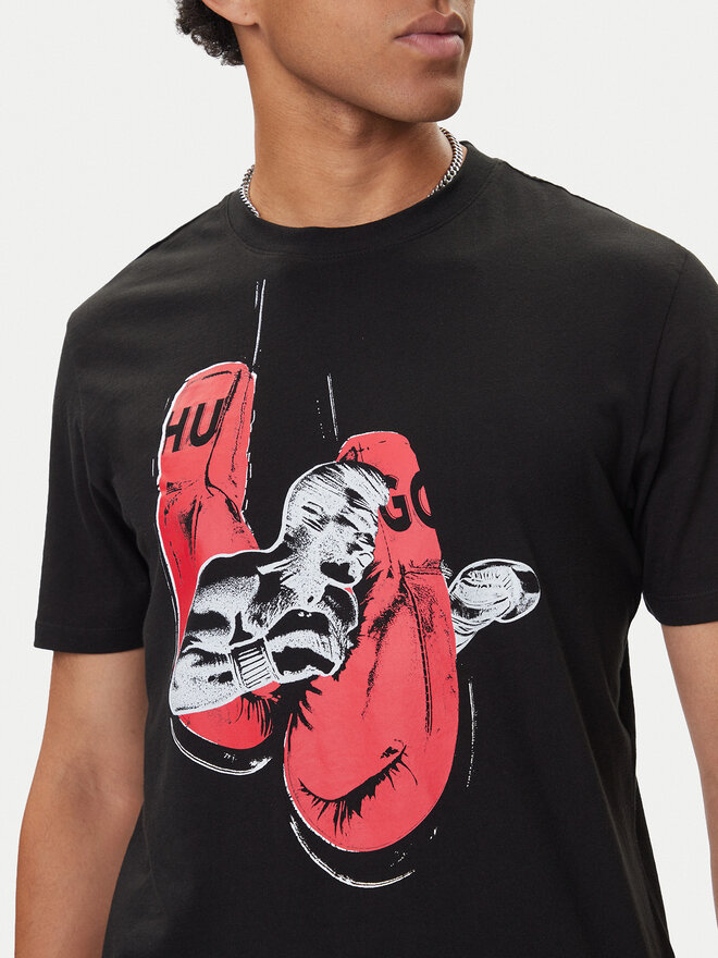 HUGO HUGO Camiseta Diboxer 50542560 Negro Regular Fit