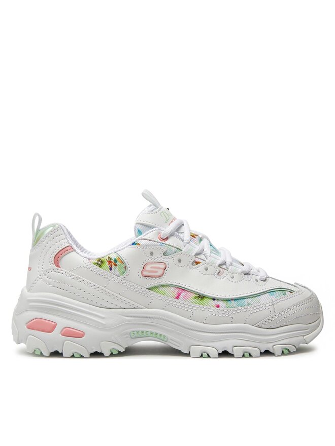 Skechers Сникърси Skechers D'Lites-Blooming Fields 149794/WMLT Бял