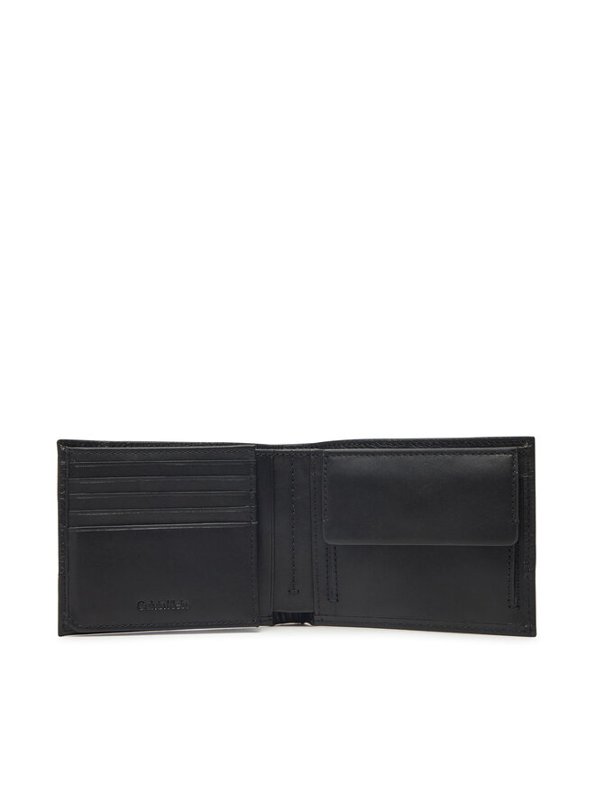 Calvin Klein Portafoglio da uomo Calvin Klein Subtle Mix Trifold 10Cc W/Coin K50K512847 Nero