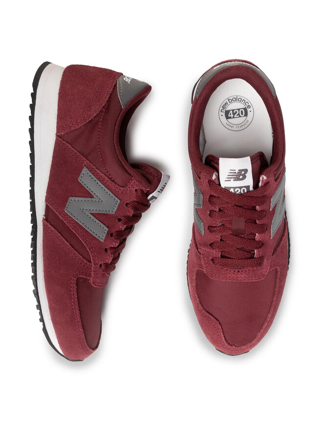 Sneakers New Balance U420BUG Dunkelrot eschuhe