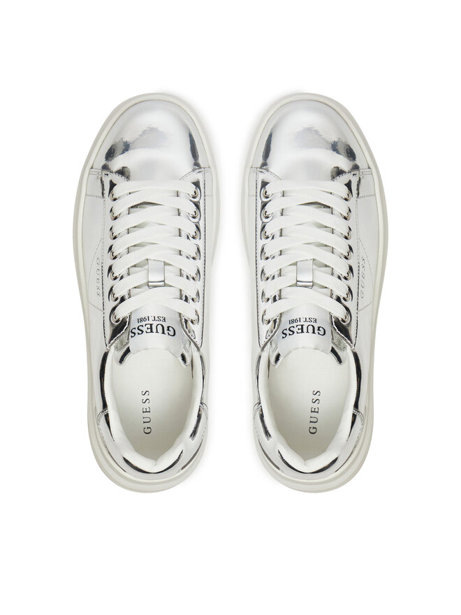 Guess Sneakersy Guess FLPELB PAF12 Srebrny