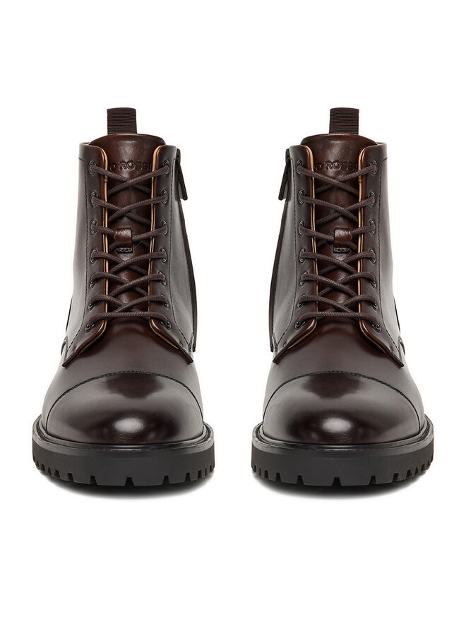 GINO ROSSI Schnürschuhe Gino Rossi EO-UBERTO-02 125AM Braun