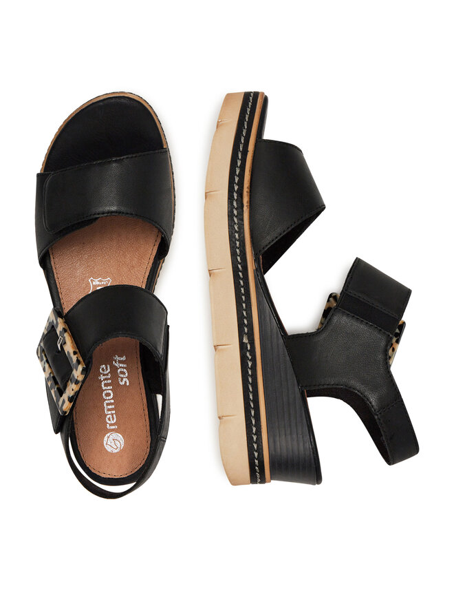 Remonte Sandale Remonte D2L53-00 Negru