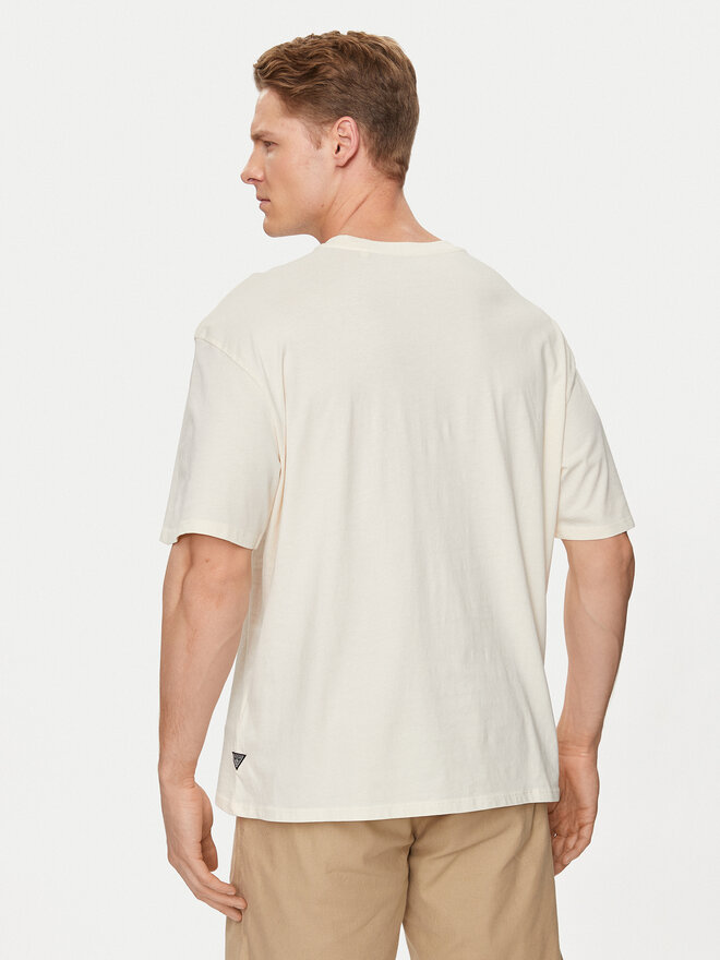 Guess Guess Camiseta M4GI12 K9RM1 Beis Regular Fit