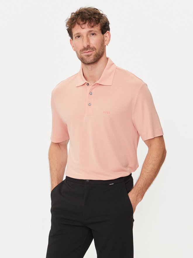 BOSS Boss Poloshirt Press 55 50508830 Rosa Regular Fit