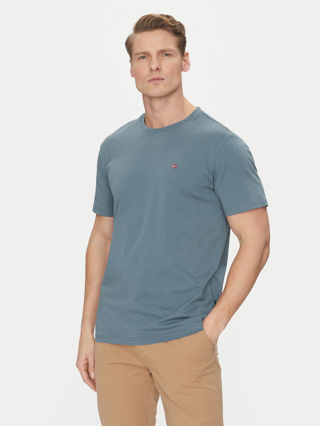Napapijri Napapijri Футболка Salis NP0A4H8D Сірий Regular Fit
