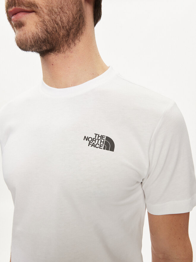 The North Face The North Face T-Shirt Redbox NF0A87NP Λευκό Regular Fit
