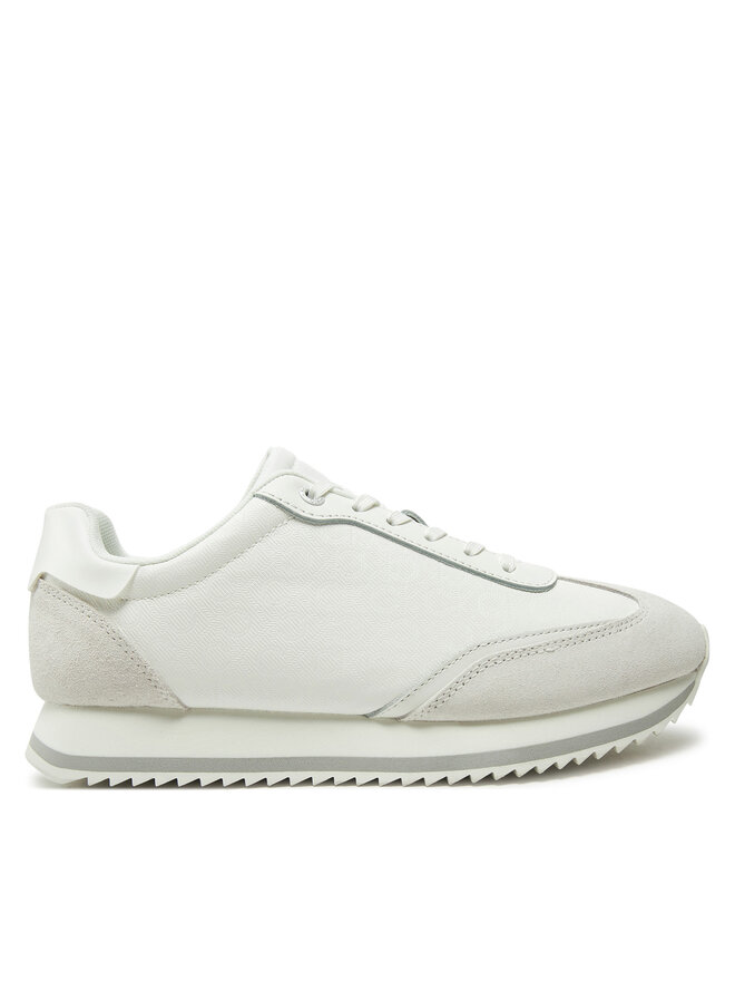 Calvin Klein Αθλητικά Calvin Klein Runner Lace Up - Mono Mix HW0HW02294 Λευκό