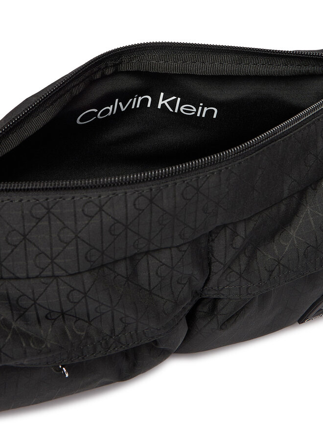 Calvin Klein Gürteltasche﻿ Calvin Klein Utility Emblem Sling Waistbag LV04D3341G Schwarz