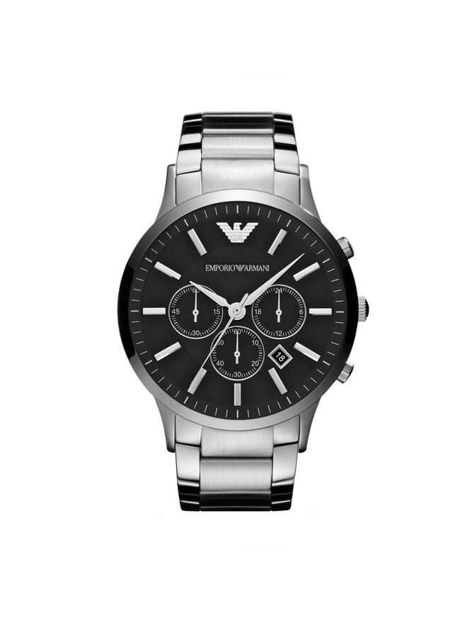 Emporio Armani Pulkstenis Emporio Armani AR2460 Sudraba