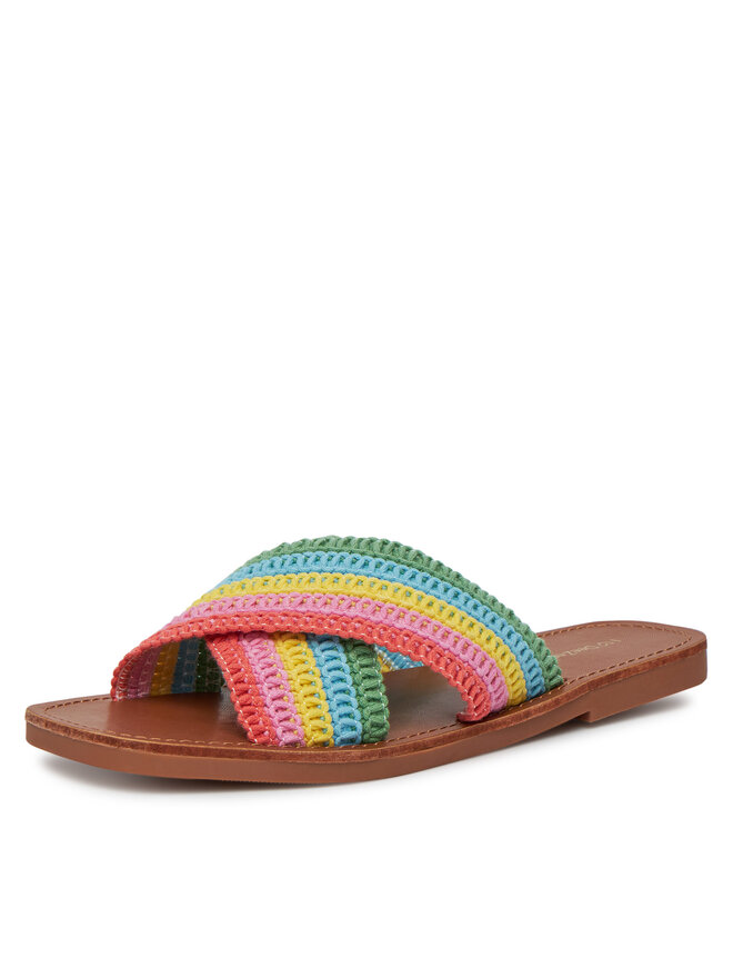 DeeZee Pantoletten DeeZee E4736-1 Bunt