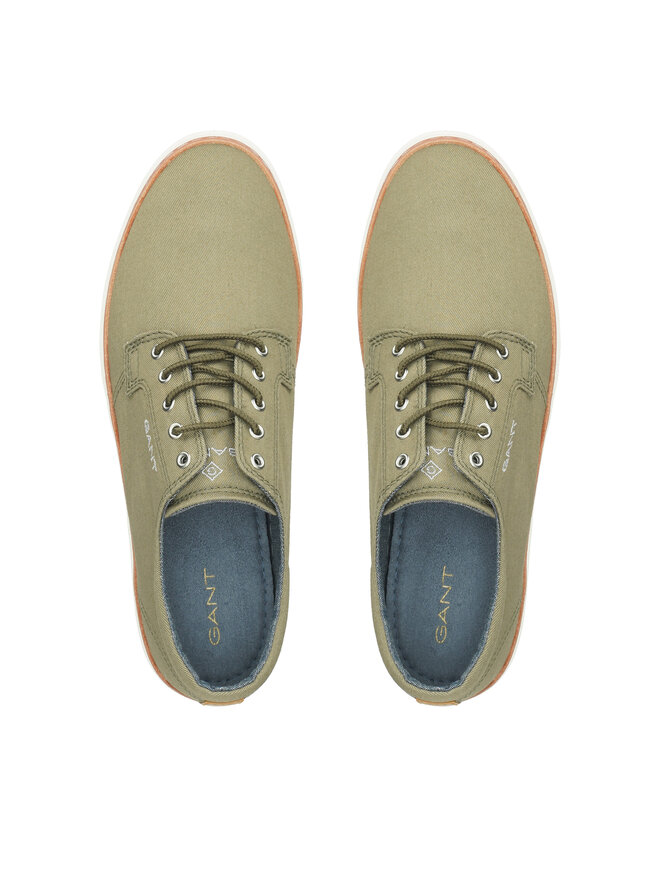 Gant Πάνινα παπούτσια Gant Prepville Sneaker 28638802 Πράσινο