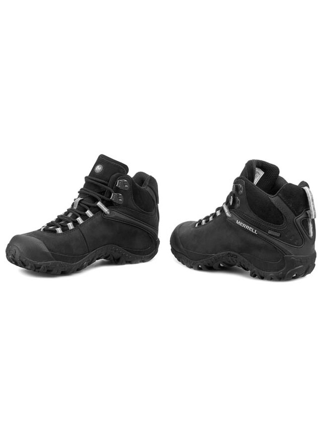 Bottes de randonnee Merrell Chameleon 4 Mid Waterproof J15033 Noir chaussures