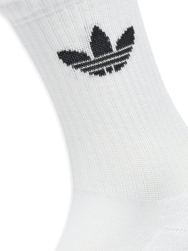 adidas Sada 6 párů vysokých ponožek unisex adidas Trefoil Cushion IJ5619 Bílá