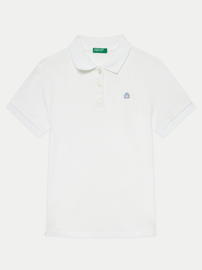 United Colors Of Benetton United Colors Of Benetton Poloshirt 3WG9C300O Weiß Regular Fit
