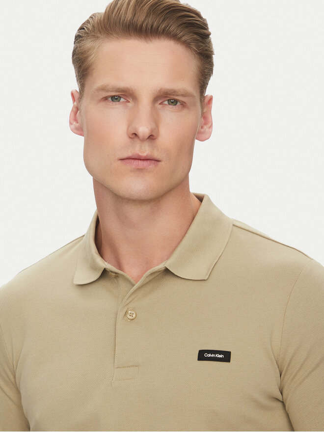 Calvin Klein Calvin Klein Poloshirt K10K111196 Beige Slim Fit