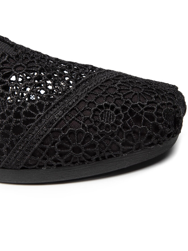 Toms Félcipő Toms Alpargata 10016254 Fekete