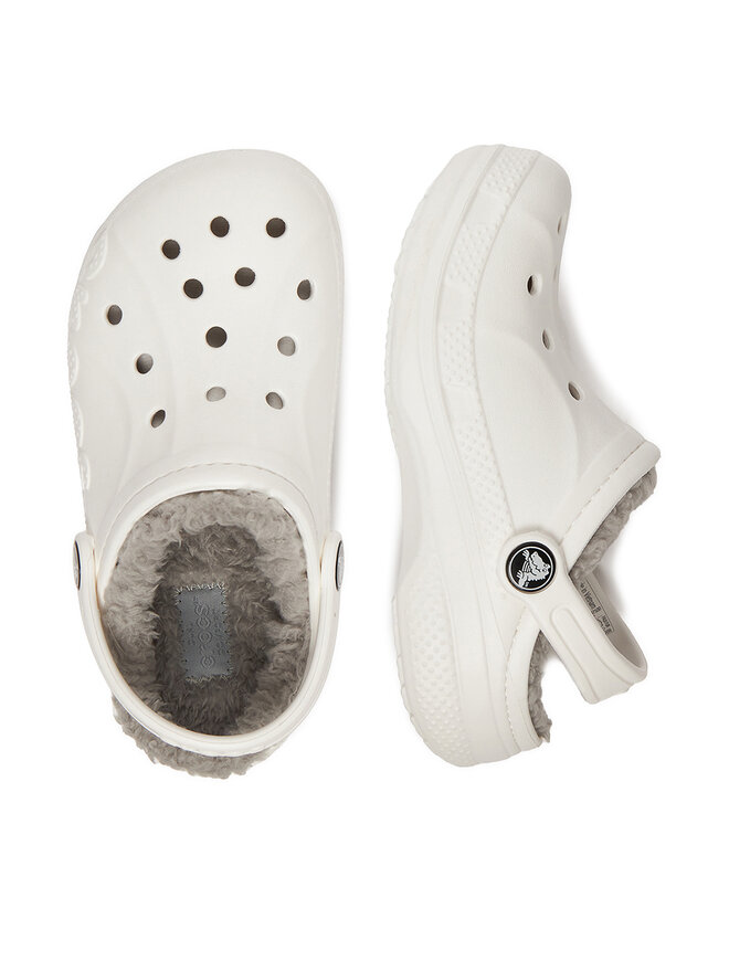 Crocs Şlapi Crocs C-BAYA LINED CLOG K 207500-11H Alb