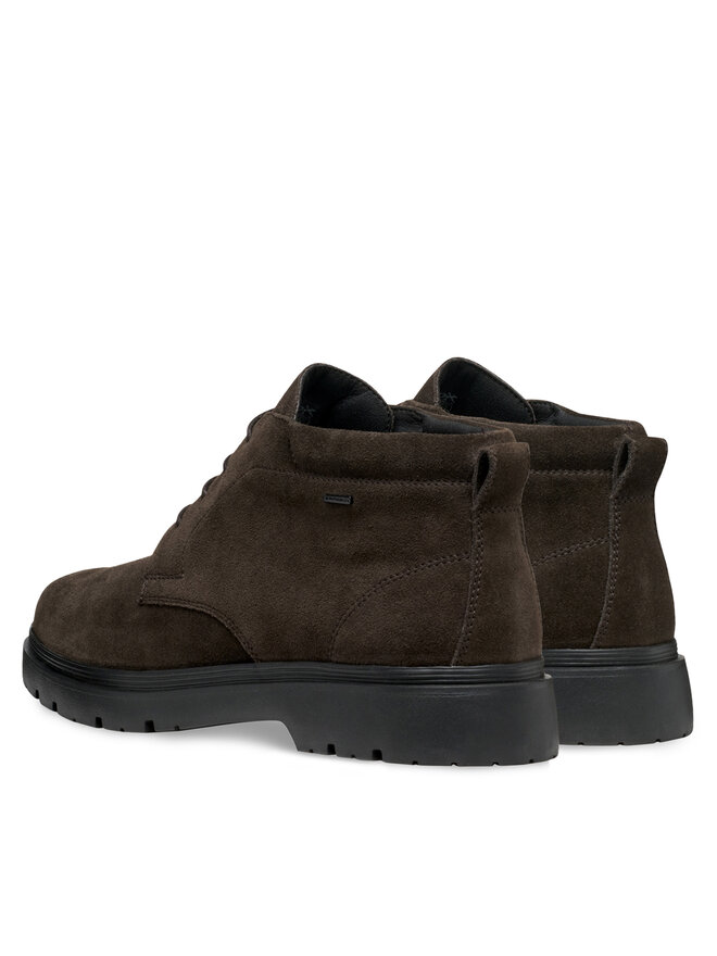 Geox Schnürschuhe Geox U Spherica Ec1 B Abx U46HND 00022 C6006 Dunkelbraun