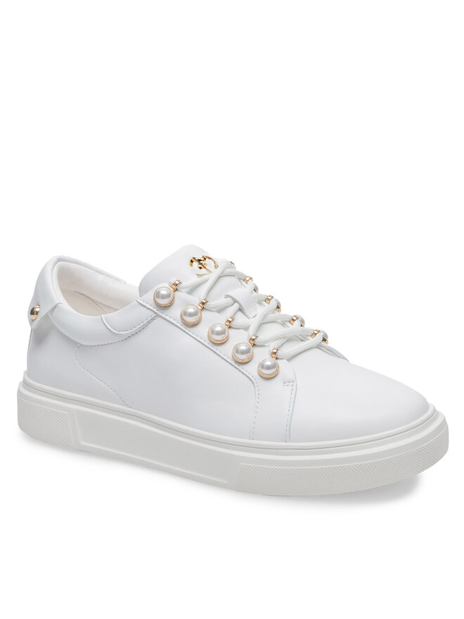 Eva Minge Sneakers Eva Minge NOEMIE-035-18 Alb