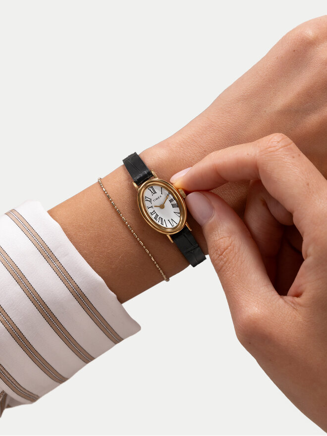 Timex Zegarek Timex Cavatina TW2W78300 Złoty