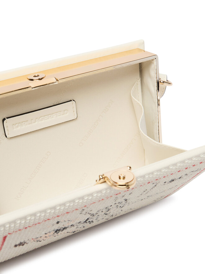 KARL LAGERFELD Handtasche KARL LAGERFELD B3W30241 Creme