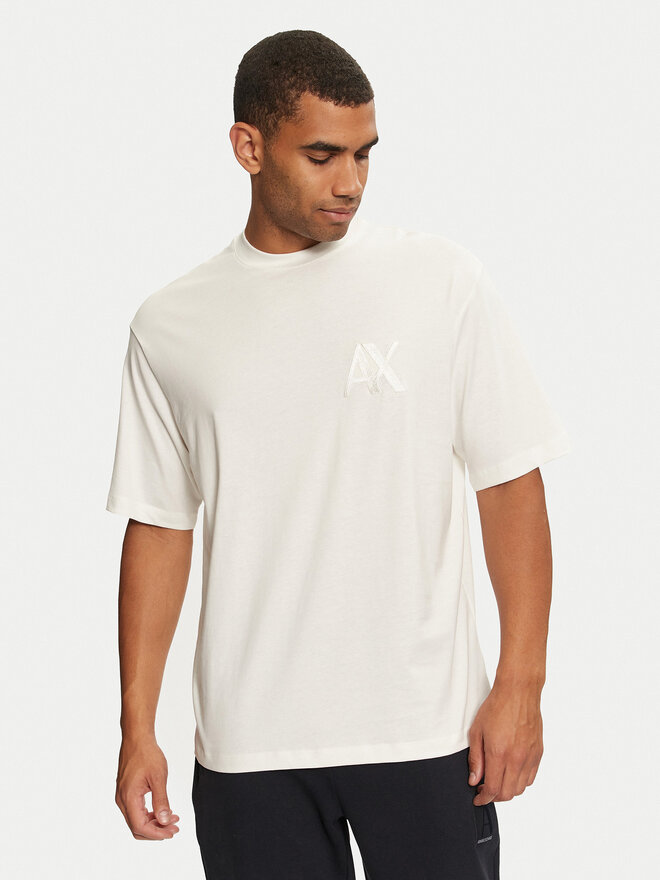 Armani Exchange Armani Exchange T-Shirt 6DZMJF ZJLFZ 1116 Weiß Regular Fit