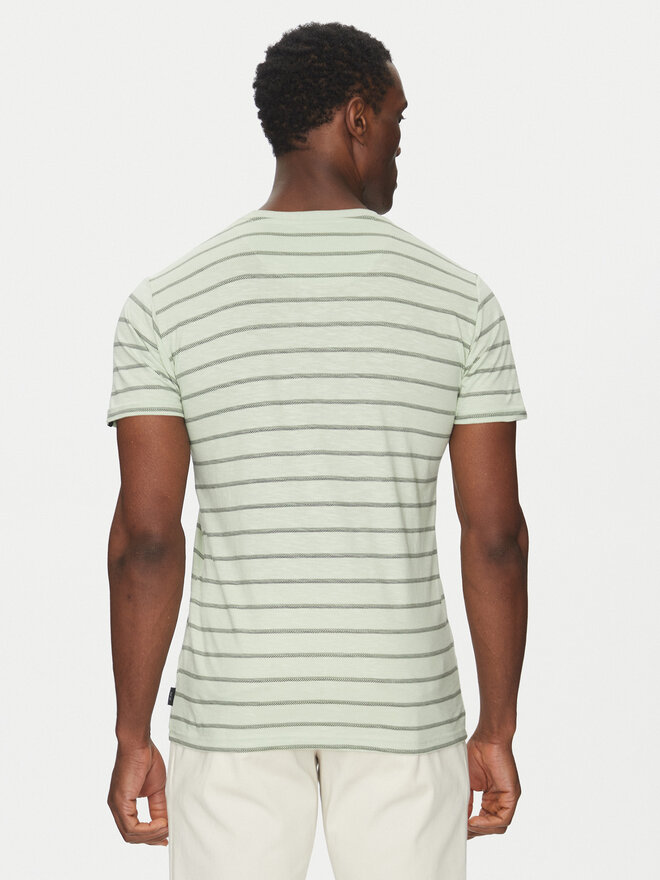 INDICODE INDICODE T-shirt Inrima 41-168 Zelena Regular Fit
