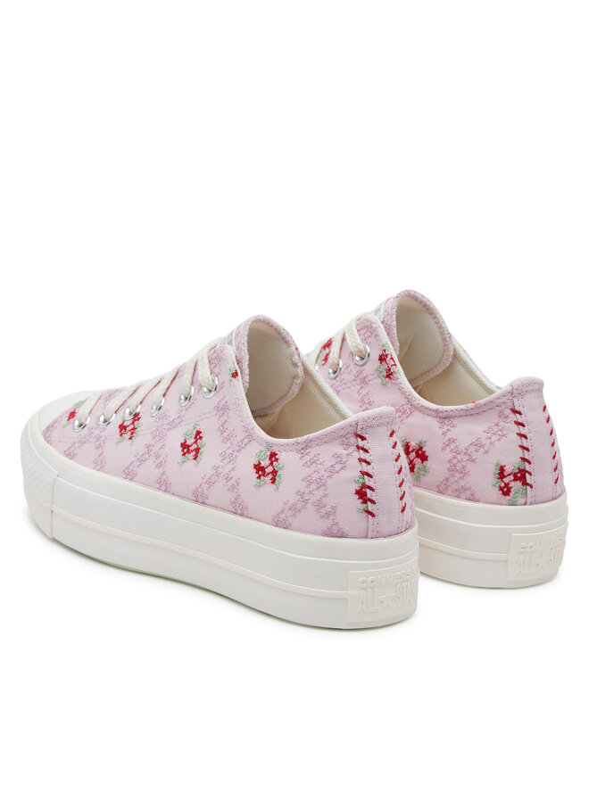 Converse Sportbačiai Converse Chuck Taylor All Star Lift Platform Rose Cross Stitch A13660C Rožinė