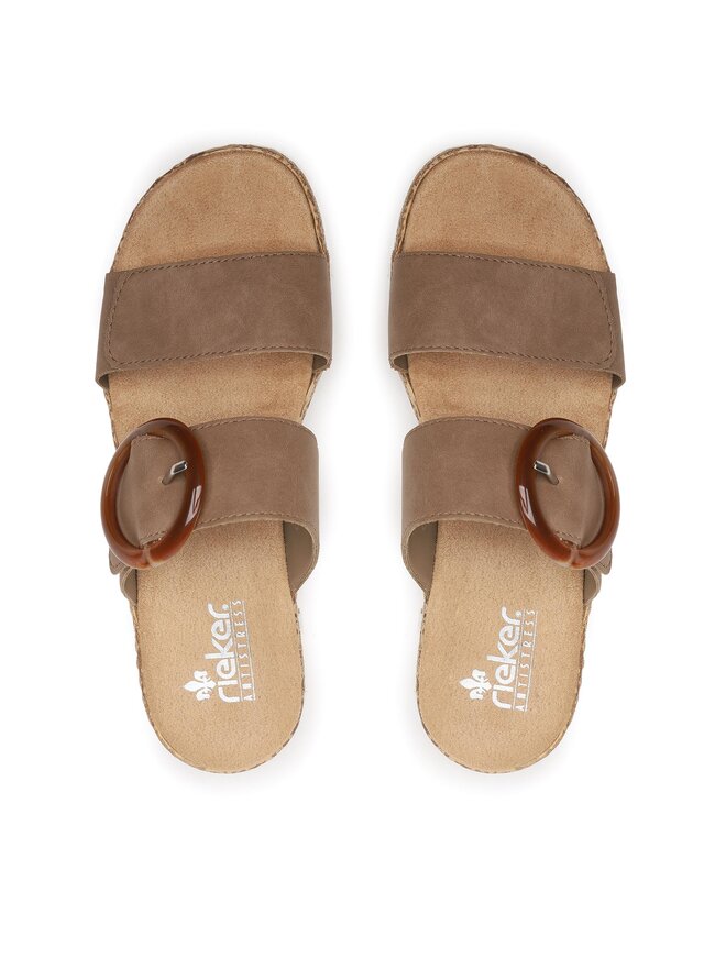 Rieker Mujer Mocasines V2392, Señora Zapatillas,Pantuflas