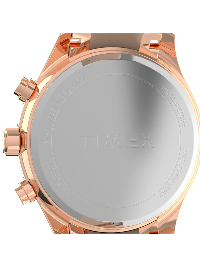 Timex Ceas Timex Dress Chronograph TW2W20100 Aur roz