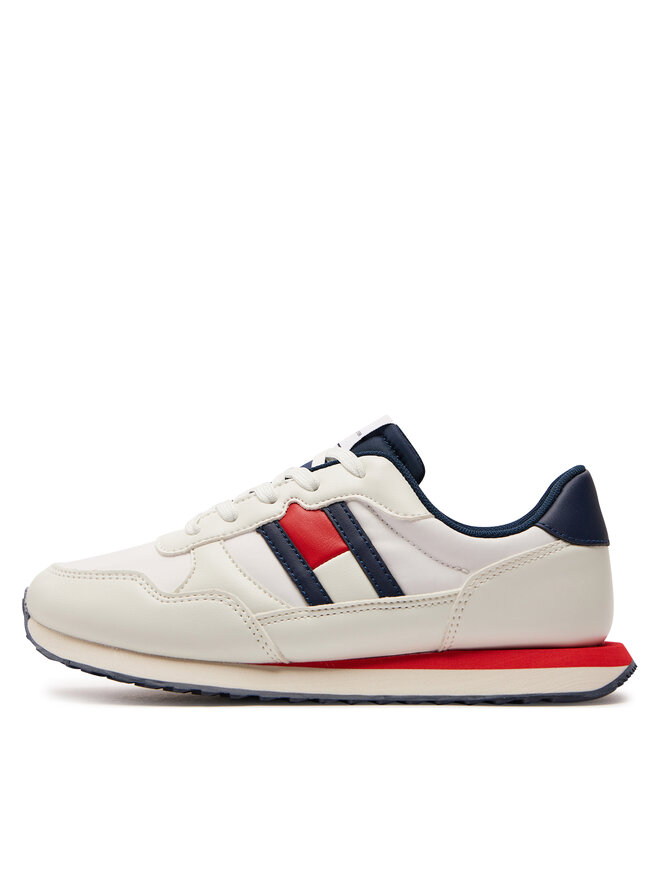 Tommy Hilfiger Сникърси Tommy Hilfiger T3X9-33133-0208 S Бял