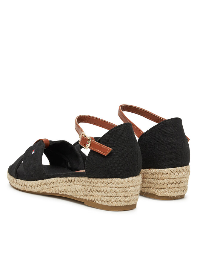 Tommy Hilfiger Espadrilky Tommy Hilfiger T3A7-33801-0048 S Černá
