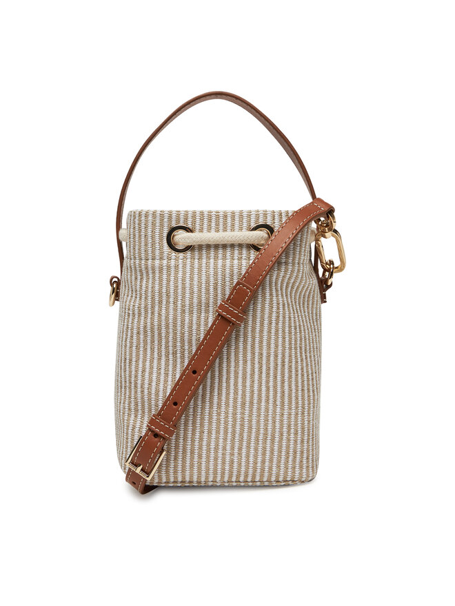 Tommy Hilfiger Bolso Tommy Hilfiger Th Premium Beach Le Bucket AW0AW17215 Beis