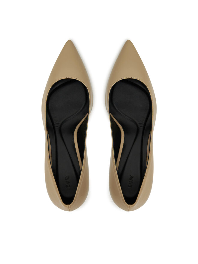 BOSS Čevlji z visoko peto BOSS Gracey 50548540 Bež