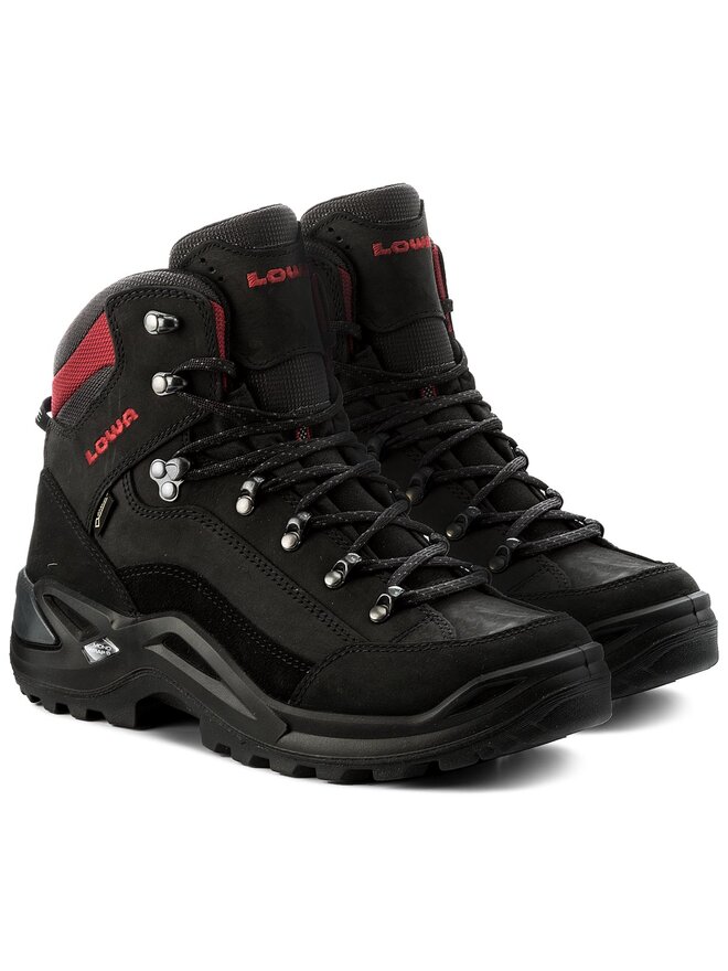 Lowa Трекінгові черевики Lowa Renegade Gtx Mid GORE-TEX 310945 Чорний