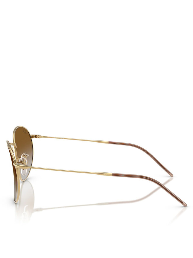 Ray-Ban Ochelari de soare Ray-Ban Round Reverse 0RBR0103S 001/CB53 Auriu