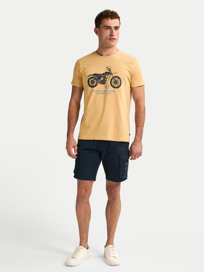 Petrol Industries Petrol Industries Camiseta M-1050-TSR707 Amarillo Regular Fit